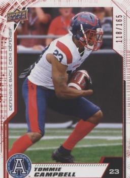 2020 Upper Deck CFL - Red #196 Tommie Campbell Front