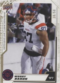 2020 Upper Deck CFL - Gold #14 Woody Baron Front