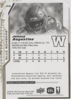2020 Upper Deck CFL - Gold #46 Johnny Augustine Back