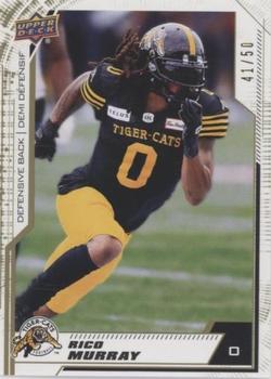 2020 Upper Deck CFL - Gold #63 Rico Murray Front