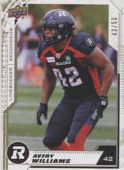 2020 Upper Deck CFL - Gold #75 Avery Williams Front