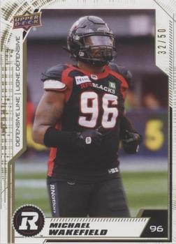 2020 Upper Deck CFL - Gold #173 Michael Wakefield Front