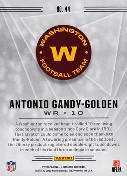 2020 Panini Illusions #44 Antonio Gandy-Golden Back