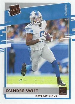 2020 Donruss - Rated Rookies Canvas #309 D'Andre Swift Front