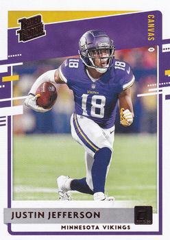2020 Donruss - Rated Rookies Canvas #313 Justin Jefferson Front