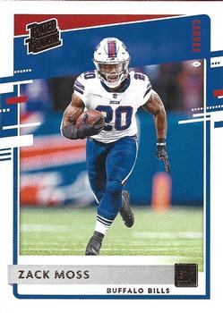 2020 Donruss - Rated Rookies Canvas #330 Zack Moss Front