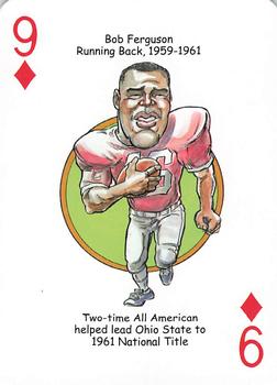 2014 Hero Decks Ohio State Buckeyes Football Heroes Playing Cards #9♦ Bob Ferguson Front