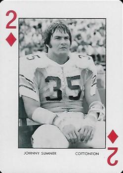 1973 Auburn Tigers Playing Cards (Orange Backs) #2♦ Johnny Sumner Front