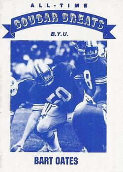 1984 BYU Cougars All-Time Greats #3 Bart Oates Front