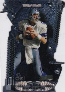 1997 Stadium Club - Triumvirate I Members Only #T1b Troy Aikman Front