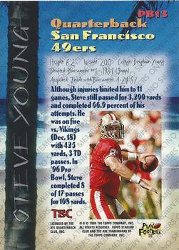 1996 Stadium Club - Pro Bowl Members Only #PB13 Steve Young Back