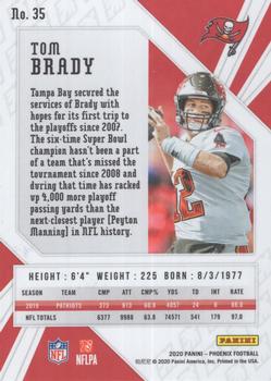 2020 Panini Phoenix #35 Tom Brady Back