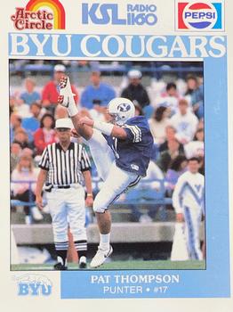 1988 BYU Cougars Safety #NNO Pat Thompson Front