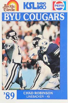 1989 BYU Cougars Safety #NNO Chad Robinson Front