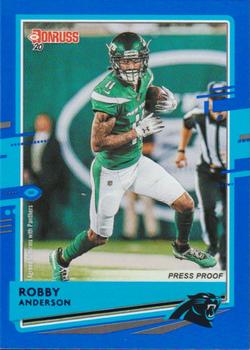 2020 Donruss - Press Proof Blue #53 Robby Anderson Front