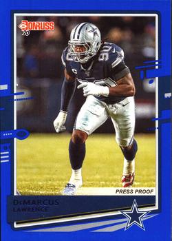 2020 Donruss - Press Proof Blue #85 DeMarcus Lawrence Front
