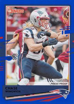 2020 Donruss - Press Proof Blue #173 Chase Winovich Front