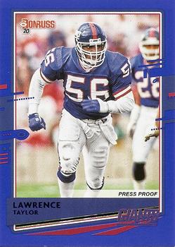 2020 Donruss - Press Proof Blue #190 Lawrence Taylor Front