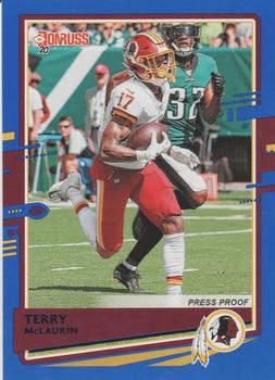 2020 Donruss - Press Proof Blue #241 Terry McLaurin Front