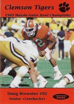 1989 Clemson Tigers #NNO Doug Brewster Front