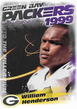 1999 Green Bay Packers Police - Navigator Planning Group #9 William Henderson Front