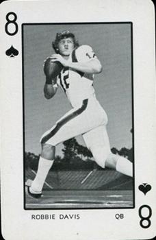 1973 Florida Gators Playing Cards #8♠ Robbie Davis Front