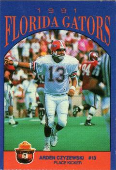 1991 Florida Gators Smokey #NNO Arden Czyzewski Front