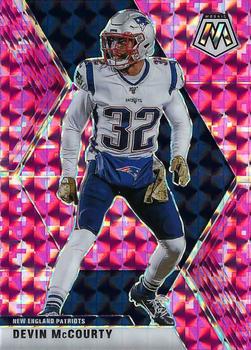 2020 Panini Mosaic - Prizm Camo Pink #141 Devin McCourty Front