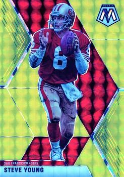 2020 Panini Mosaic - Prizm Gold Fluorescent #179 Steve Young Front