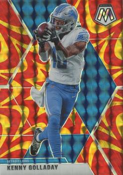 2020 Panini Mosaic - Prizm Reactive Gold #74 Kenny Golladay Front