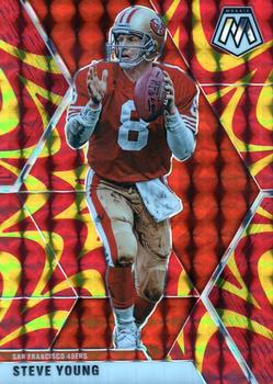 2020 Panini Mosaic - Prizm Reactive Gold #179 Steve Young Front