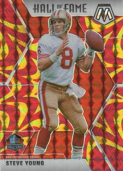 2020 Panini Mosaic - Prizm Reactive Gold #291 Steve Young Front