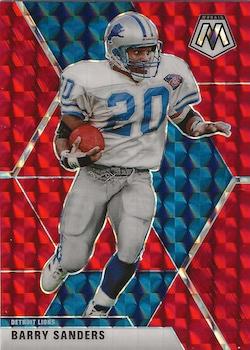2020 Panini Mosaic - Prizm Red #76 Barry Sanders Front