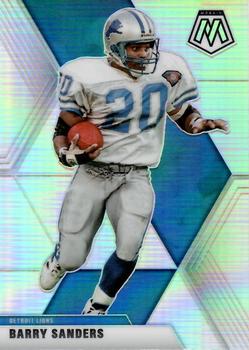 2020 Panini Mosaic - Prizm Silver #76 Barry Sanders Front