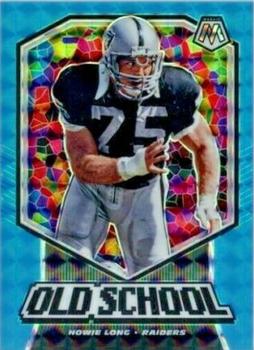 2020 Panini Mosaic - Old School Prizm Blue Fluorescent #OS17 Howie Long Front