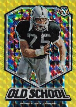 2020 Panini Mosaic - Old School Prizm Gold Fluorescent #OS17 Howie Long Front