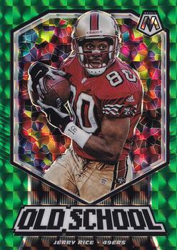 2020 Panini Mosaic - Old School Prizm Green #OS4 Jerry Rice Front