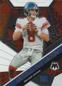 2020 Panini Mosaic - Will to Win #WW6 Daniel Jones Front