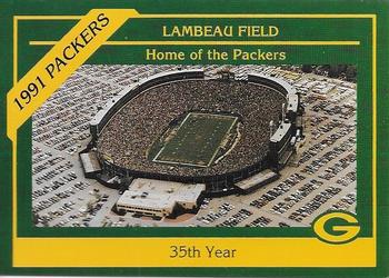1991 Green Bay Packers Police - Optimist Club Heart of the Valley, Little Chute Police Department #1 Lambeau Field Front