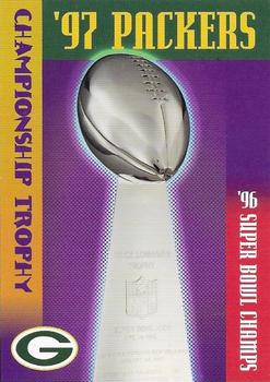 1997 Green Bay Packers Police - Fontana Police Dept.,Irene Vilona-LaBonne CFP,Yeomans-Lathrop #1 Super Bowl XXXI Trophy Front