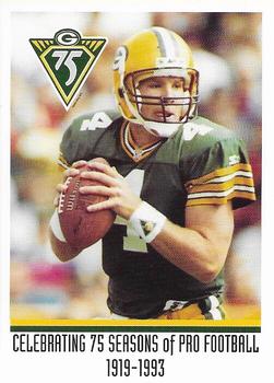 1993 Green Bay Packers Police - Horicon Police Department #9 Brett Favre Front