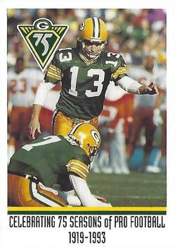 1993 Green Bay Packers Police - Horicon Police Department #12 Chris Jacke Front