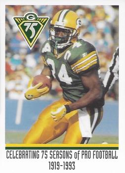 1993 Green Bay Packers Police - Horicon Police Department #17 Edgar Bennett Front
