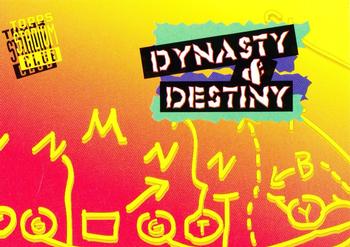 1994 Stadium Club - Coaches Notes #NNO Dynasty & Destiny Front