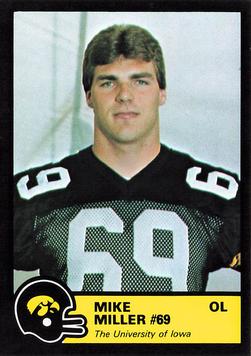 1987 Iowa Hawkeyes #NNO Mike Miller Front