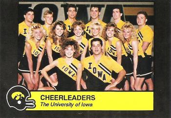 1988 Iowa Hawkeyes #NNO Cheerleaders Front