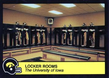 1989 Iowa Hawkeyes #NNO Iowa Locker Rooms Front
