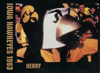 1993 Iowa Hawkeyes #NNO Herky Hawk Front