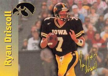 1997 Iowa Hawkeyes #NNO Ryan Driscoll Front