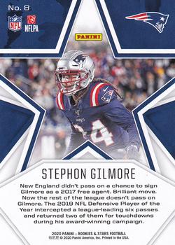 2020 Panini Rookies & Stars #8 Stephon Gilmore Back